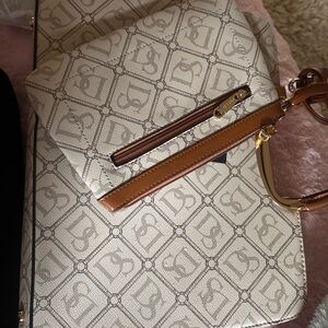 Elegant Cream Designer Tote Bag